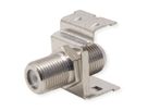 ROLINE F-Type Keystone Coupler, Metal, Shielded