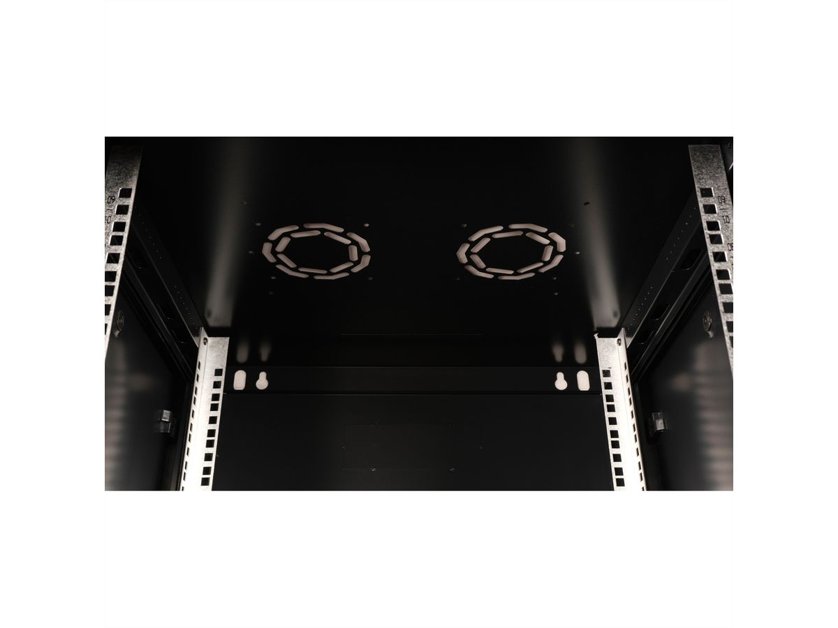 VALUE 19" Wall Cabinet 9U , 600x600mm, black