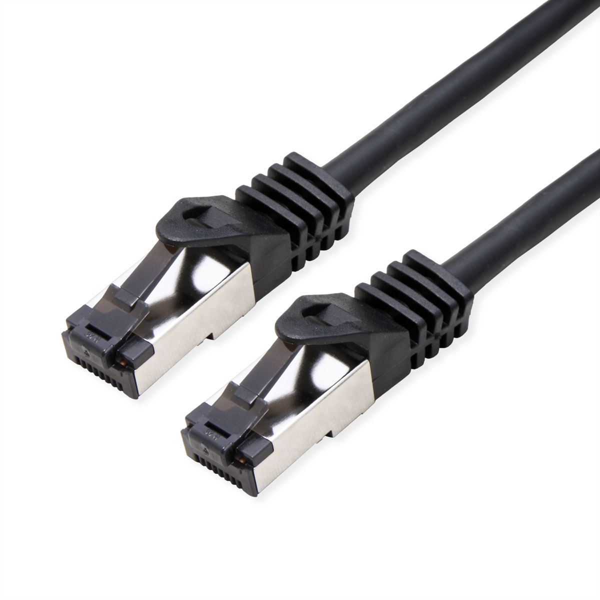 VALUE S/FTP Patch Cord Cat.8 (Class I), stranded, LSOH, black, 3 m ...