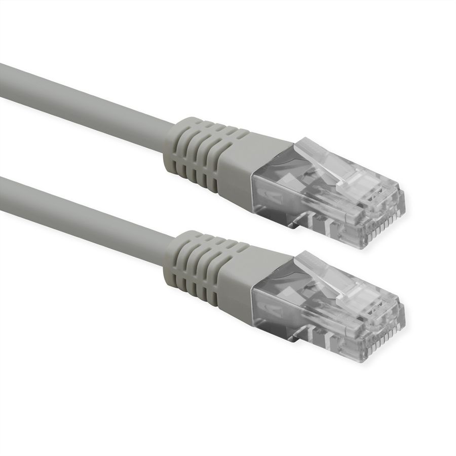 ROLINE UTP Patch Cord, Cat.6 (Class E), PoE, grey, 5 m