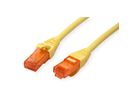 ROLINE UTP Cable Cat.6 Component Level, LSOH, yellow, 1.5 m