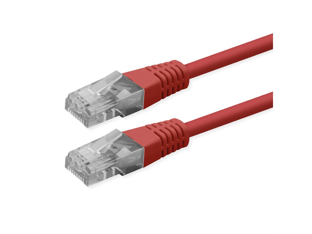 ROLINE UTP Patch Cord, Cat.6 (Class E), PoE, red, 5 m