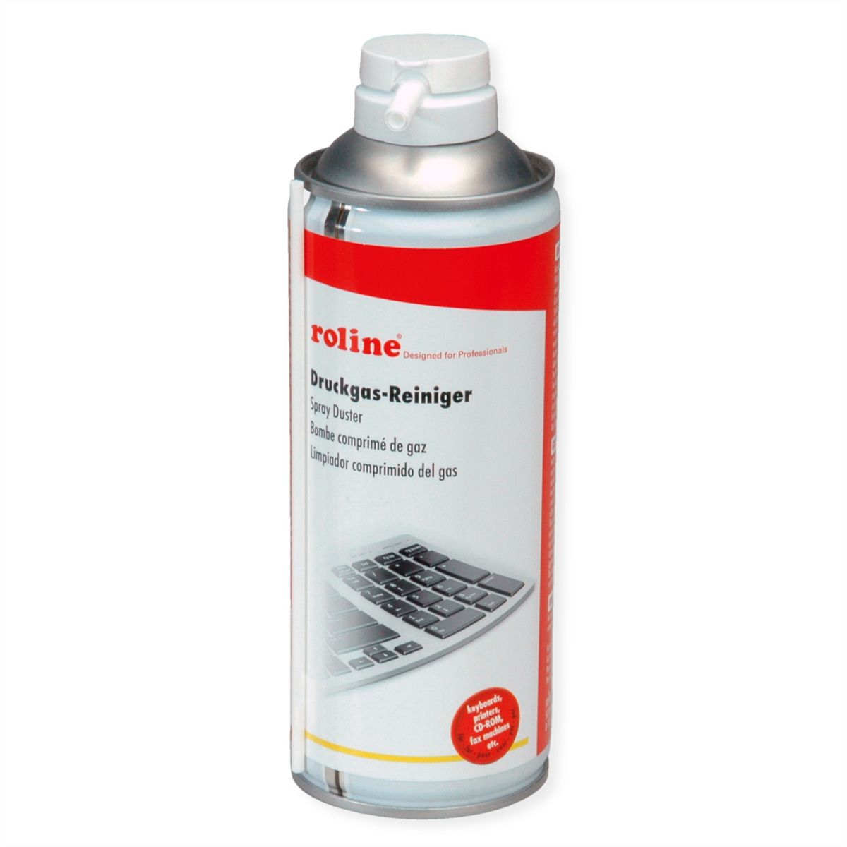 ROLINE Aerosol Can Air Duster, 400 ml