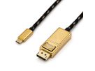 ROLINE GOLD Type C - DisplayPort Cable, M/M, 2 m