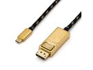 ROLINE GOLD Type C - DisplayPort Cable, M/M, 2 m