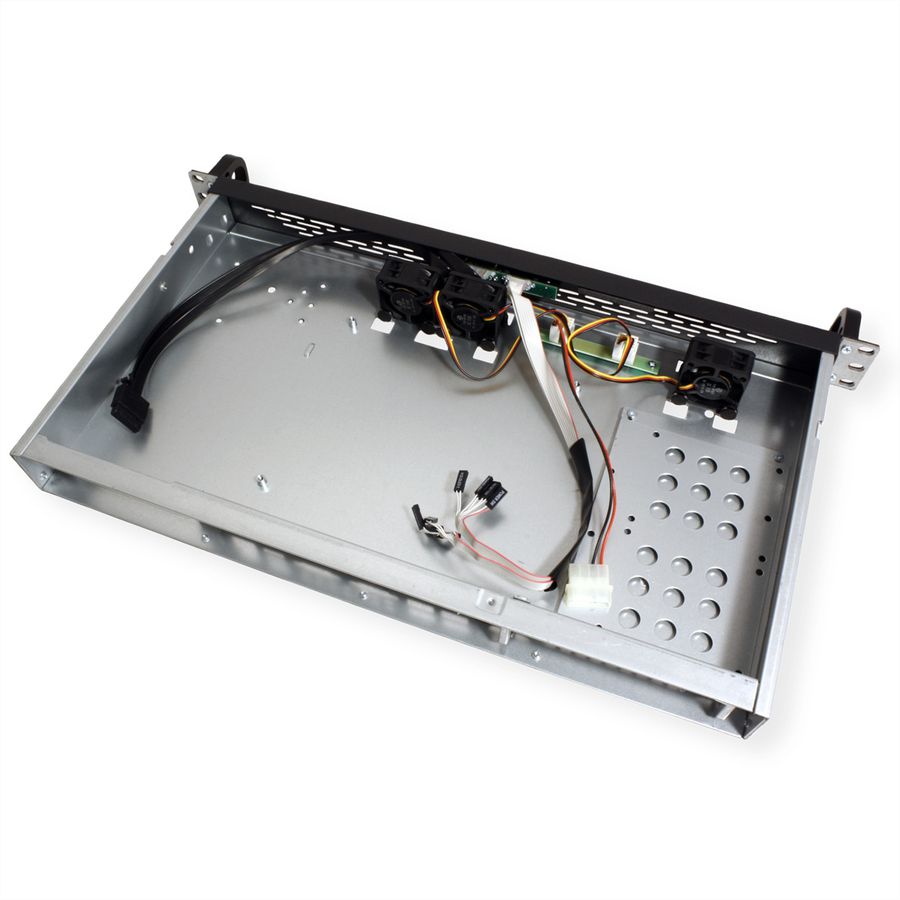 19" Industrial Rack-Mount Server Chassis, 1UH, 1U-K-125L, black