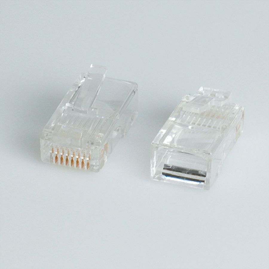 ROLINE Cat.5e (Class D) Modular Plug, 8p8c, UTP, for Stranded Wire, 10 pcs.