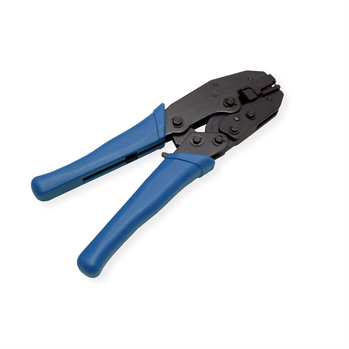 VALUE Crimping Tool for Hirose RJ-45 TM21 and TM31 Plugs, blue