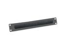 VALUE 19" Cable Entry 2U with Brush Seal, black