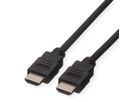 ROLINE HDMI High Speed Cable + Ethernet, LSOH, M/M, black, 7.5 m