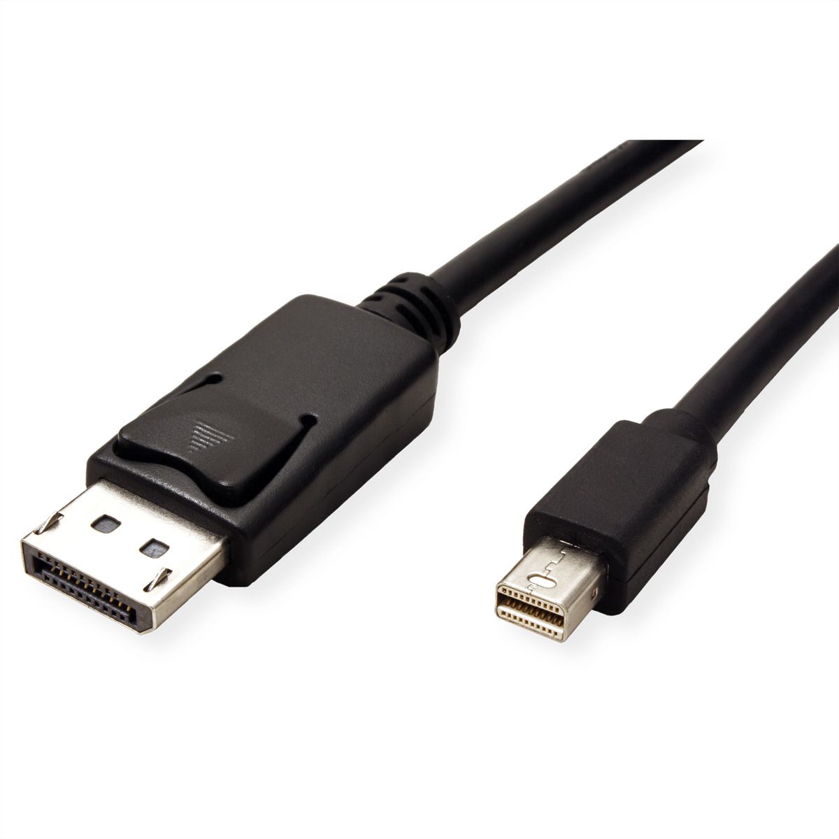 ROLINE GREEN DisplayPort Cable, DP - Mini DP, TPE, M/M, black, 1 m