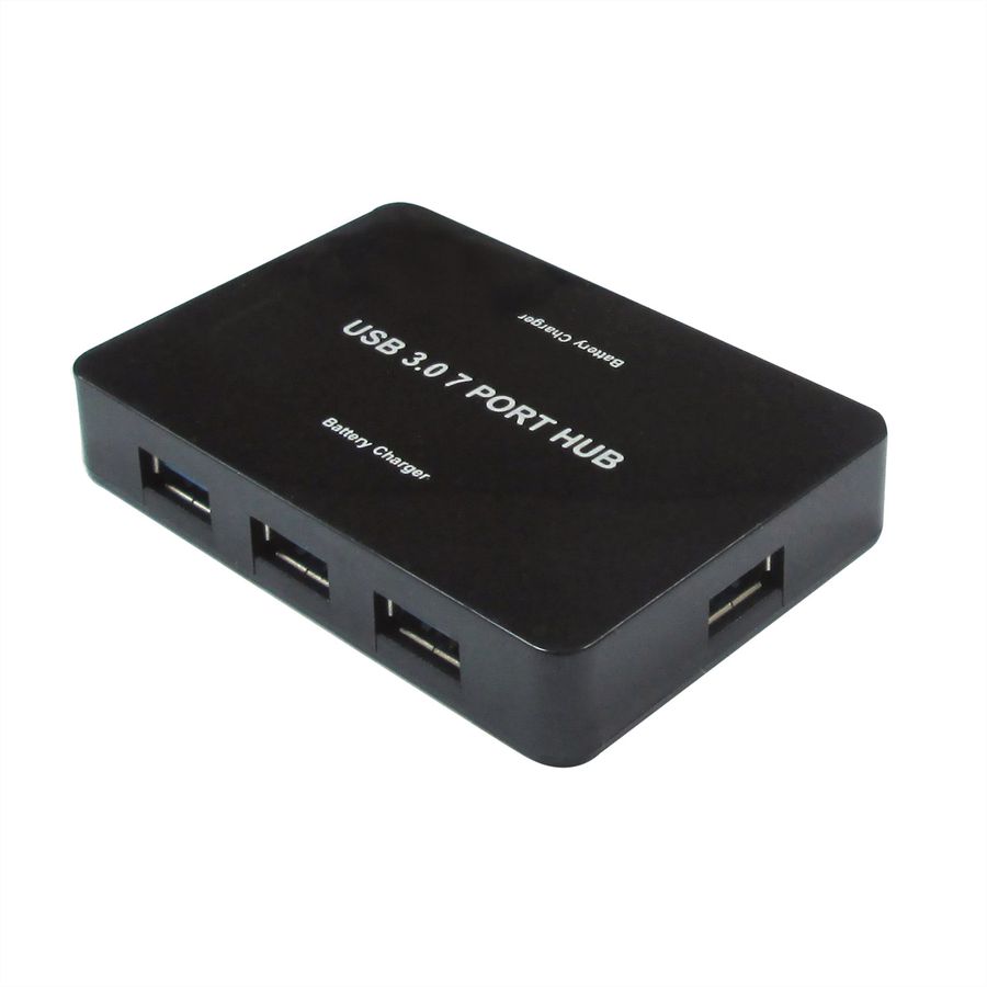 VALUE USB 3.2 Gen 1 Desktop Hub, 7 Ports, with Power Supply