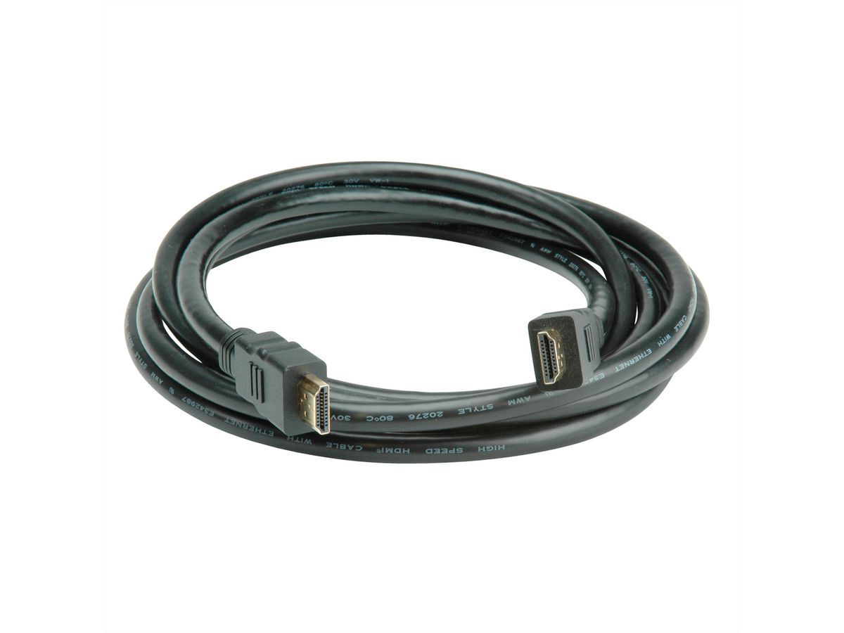 VALUE HDMI 8K (7680 x 4320) Ultra HD Cable + Ethernet, M/M, black, 5 m