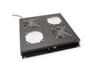 ROLINE 19-inch roof fan unit 2 fans, thermostat, black, black