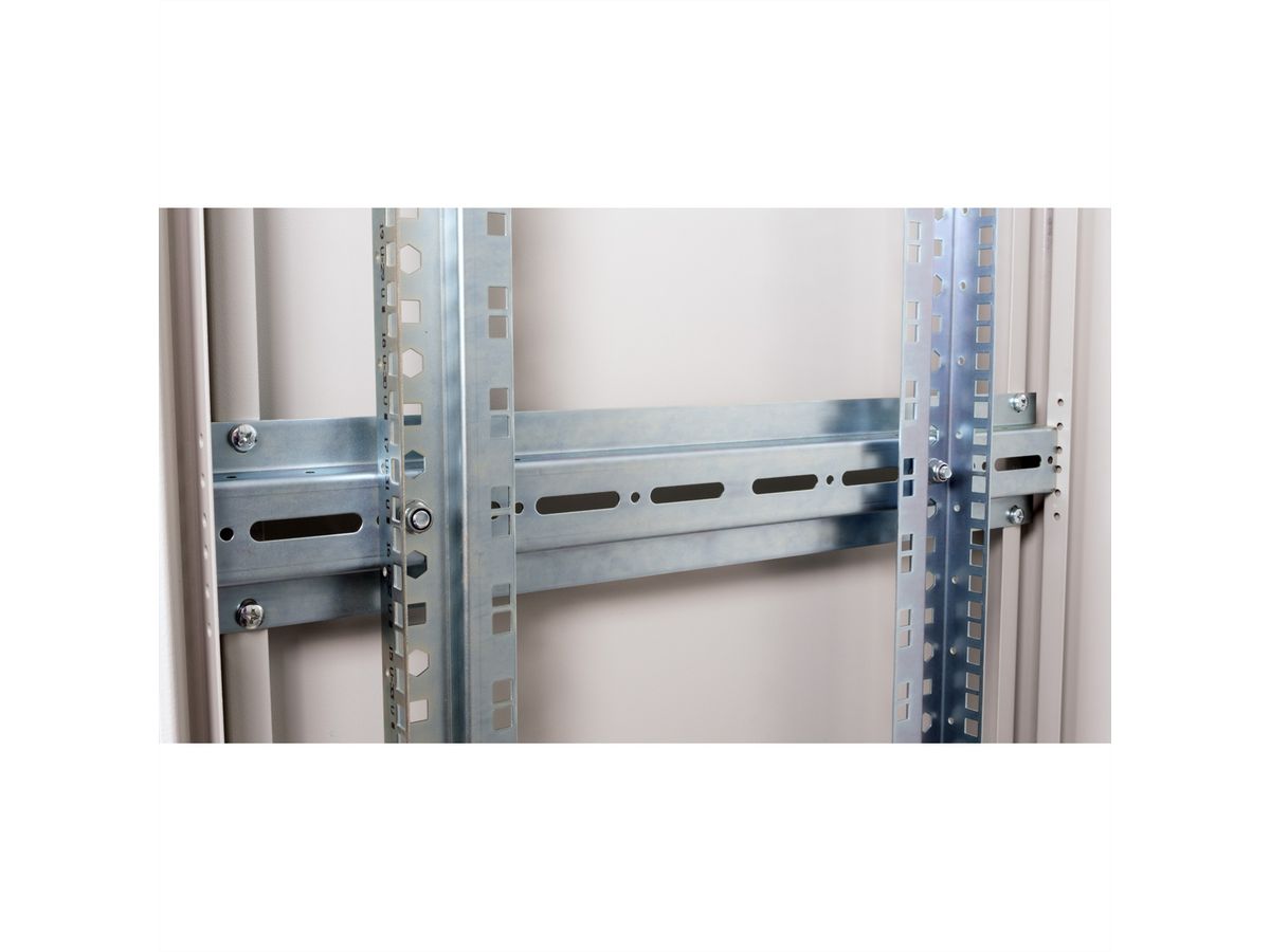 ROLINE 19-inch Network Cabinet Pro 47 U, 600x600 WxD glass door grey