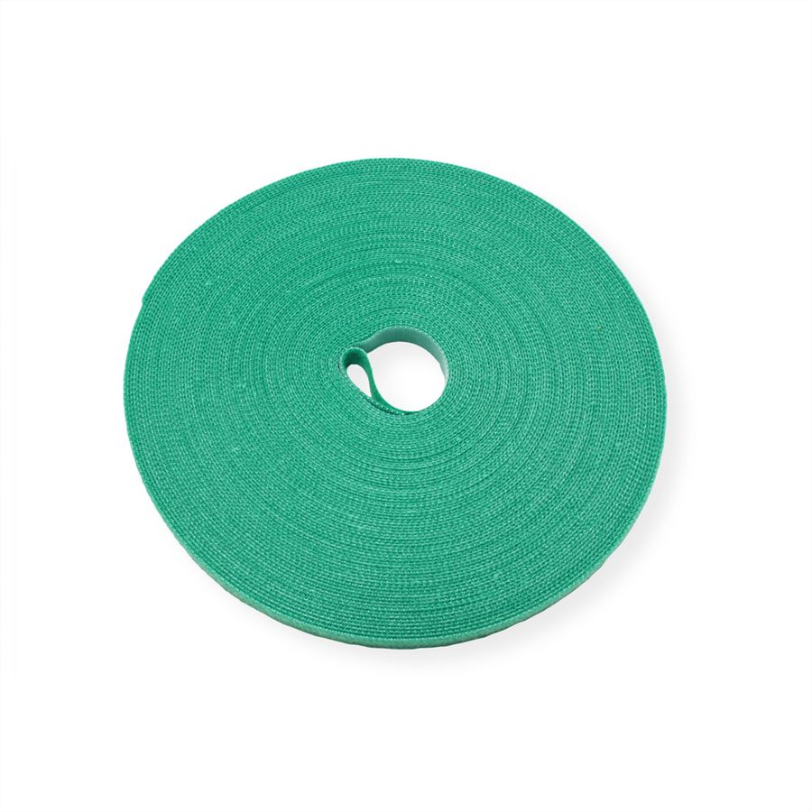 VALUE Strap Cable Tie Roll, Width 10mm, green, 25 m