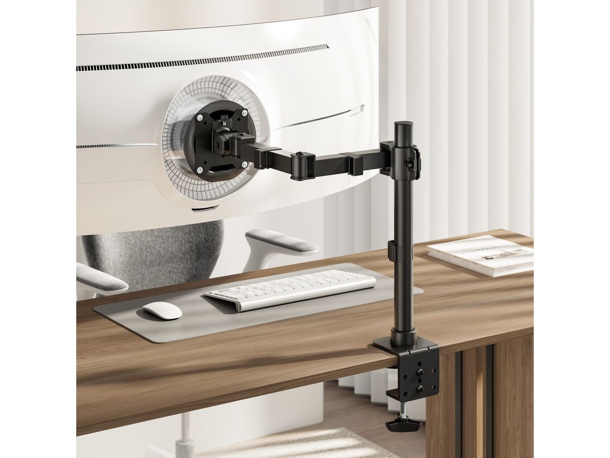 VALUE Monitor Arm, Pole-Mounted, < 124,46cm (49"), Heavy Duty < 20 kg