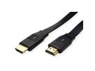VALUE HDMI 8K (7680 x 4320) Ultra HD Cable + Ethernet, Flat, M/M, black, 1 m