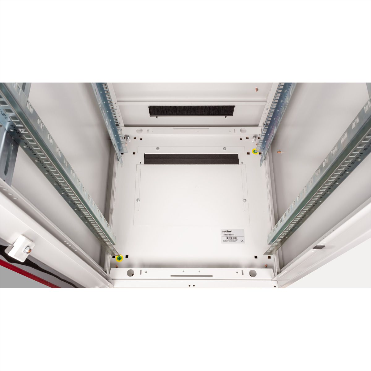 ROLINE 19-inch Network Cabinet Pro 47 U, 600x600 WxD glass door grey
