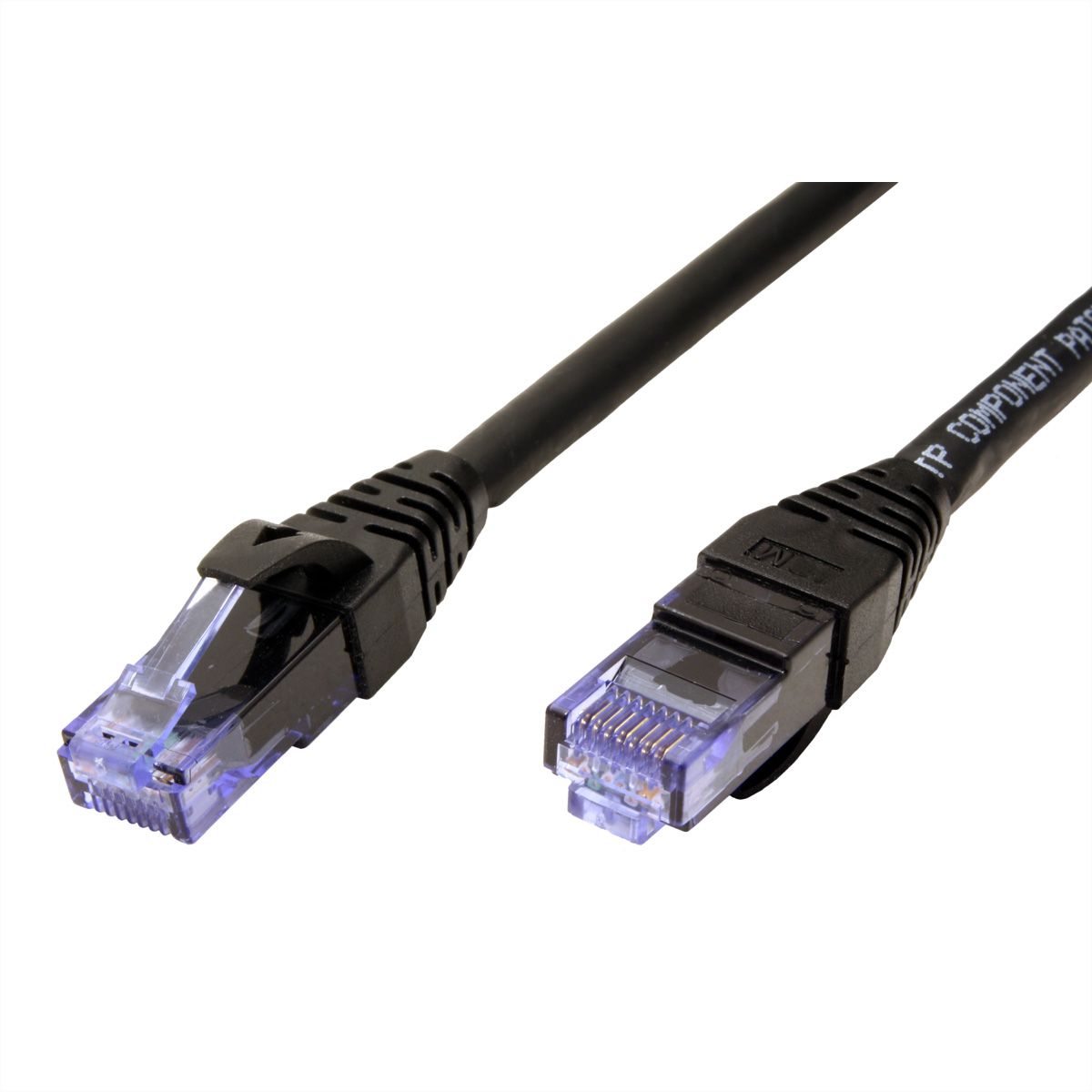 ROLINE UTP Patch Cord Cat.6A, Component Level, LSOH, black, 15 m