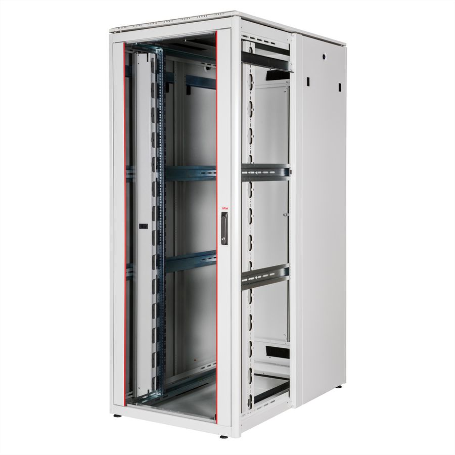 ROLINE 19-inch Network Cabinet Pro 42 U, 800x1200 WxD glass door grey