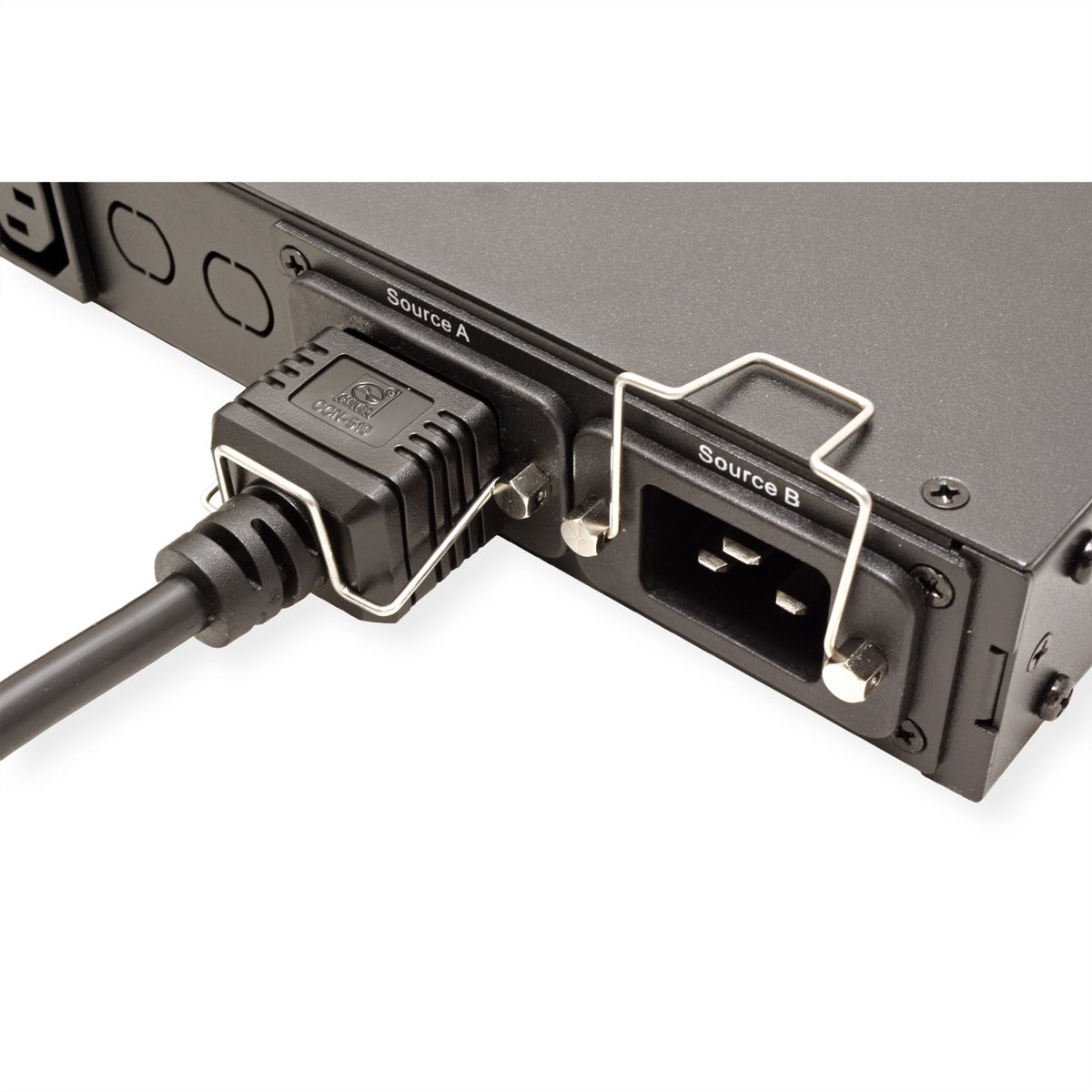 ROLINE 19" Automatic Transfer Switch, 2x C20 to 6x C13/2x C19, 16A