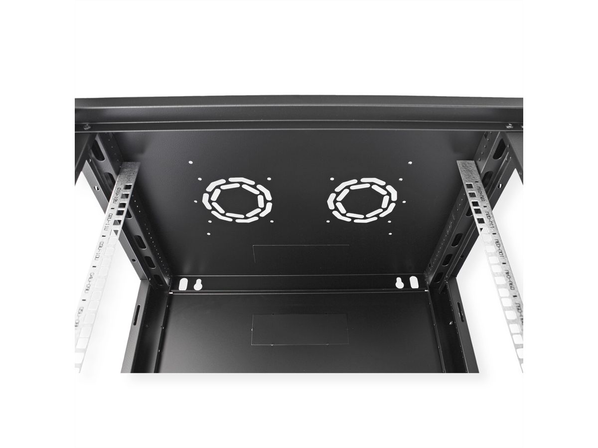 ROLINE 19" Wall Cabinet Basic Plus 12U, 600x450 BxT black