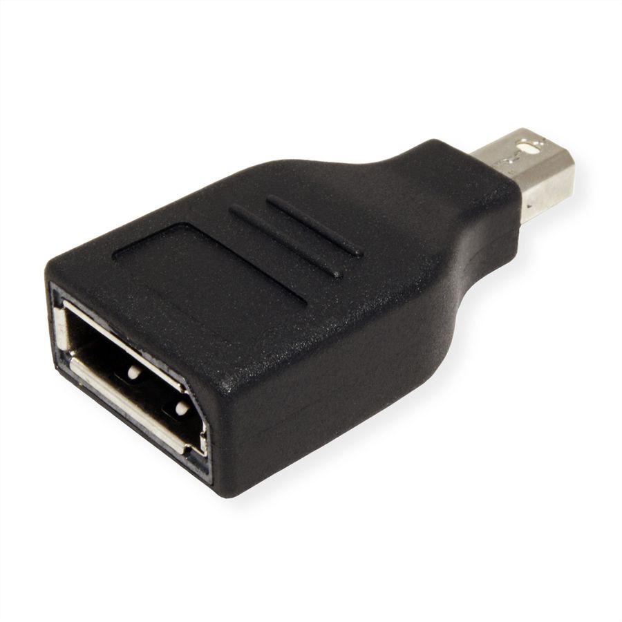 VALUE DisplayPort Adapter, Mini DP M - DP F