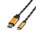 ROLINE GOLD USB 3.2 Gen 1 Cable, A-C, M/M, 0.5 m