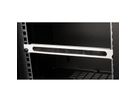 ROLINE 10-inch cable feed, with brush strip 0.5U grey
