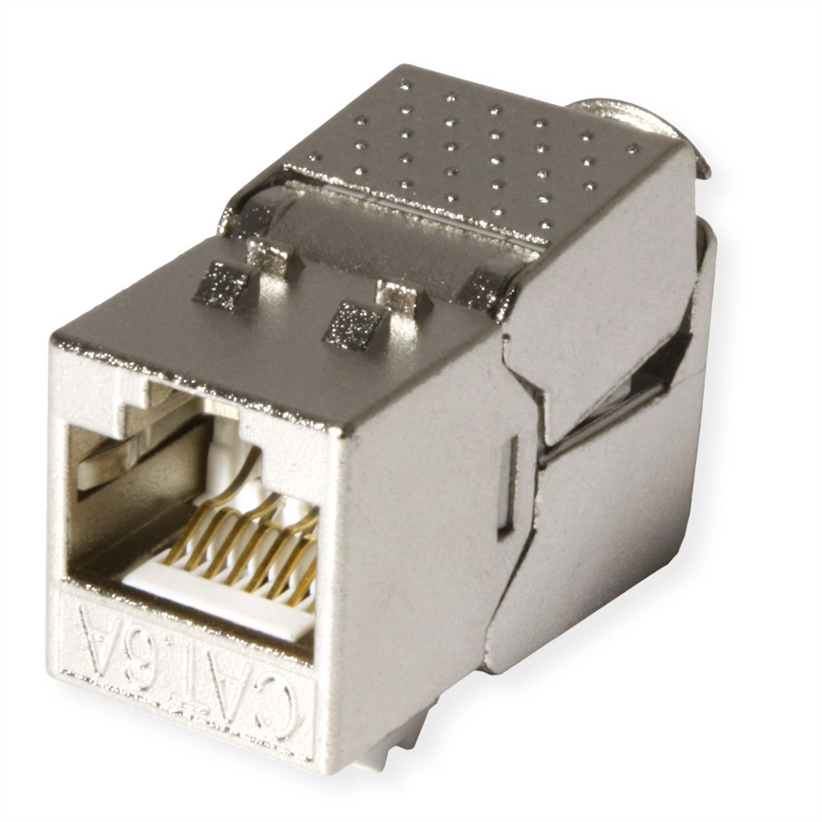 VALUE Keystone Jack, Cat.6A (Class EA), RJ-45, STP, tool-free, SLIM