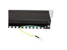 VALUE Cat.5e (Class D) 19" Patch Panel, 24 Ports, STP, black