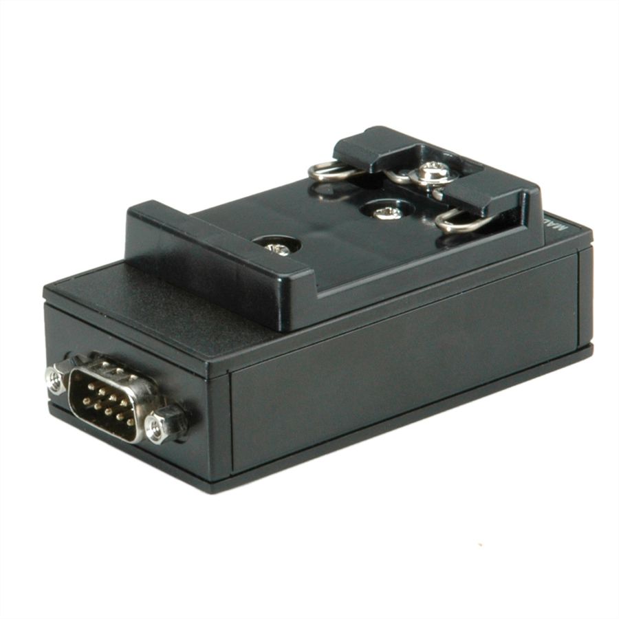 ROLINE USB 2.0 to RS232 Adapter, for DIN Rail, 1 Port