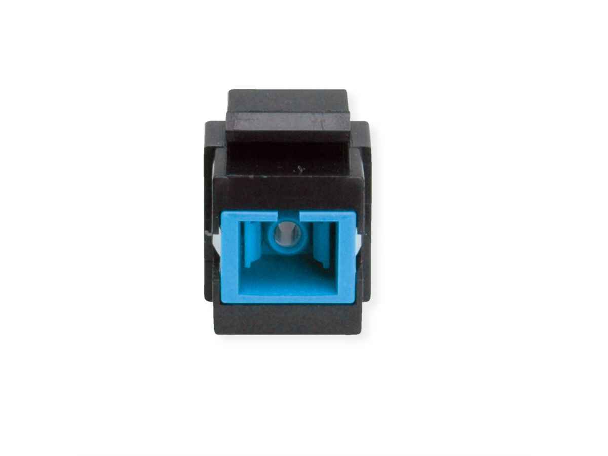 ROLINE Fiber Optic Keystone Jack, SC Simplex, Singlemode, OS2