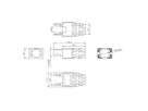ROLINE Boot, for Easy Passthrough RJ45 Plugs 21.17.3146/3147, 10 pcs., transparent