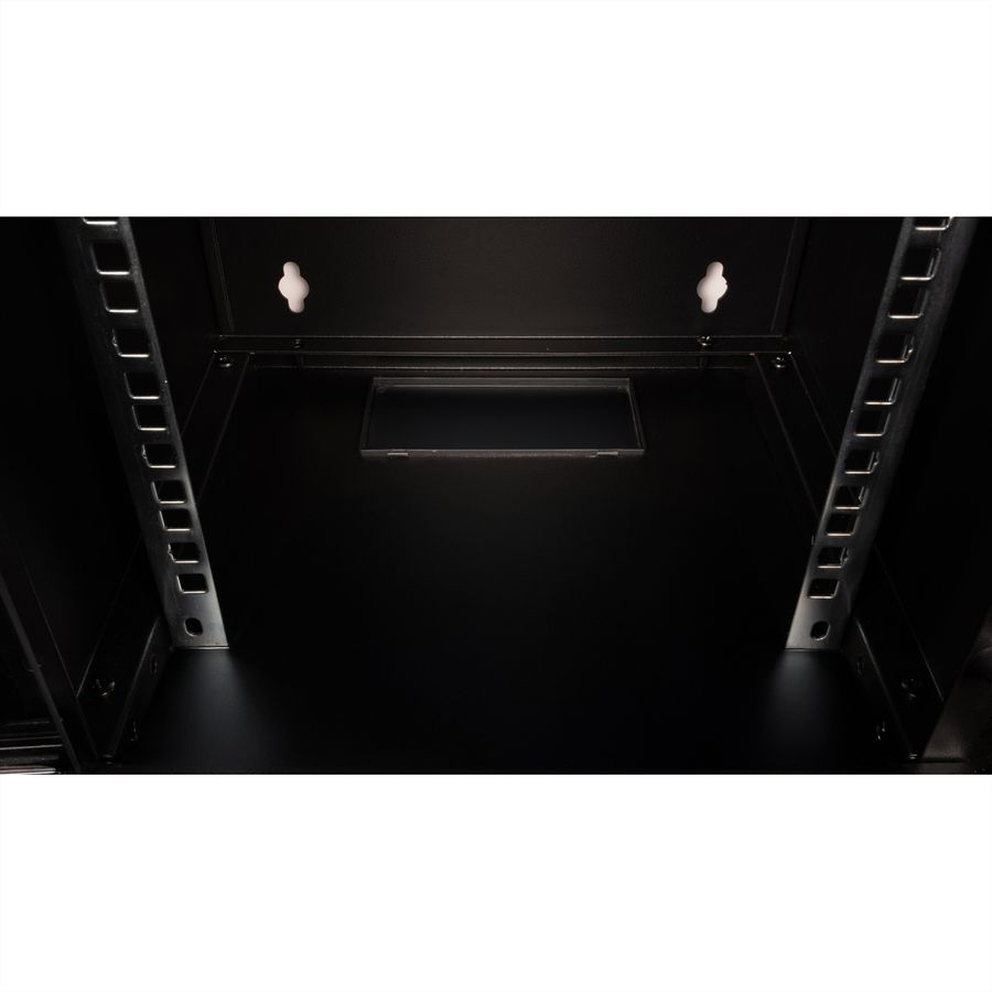 ROLINE 10-inch wall-mounted housing 6 U, 312x300 WxD black
