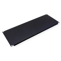 VALUE 19" Blank Panel, 4U, Metal, black