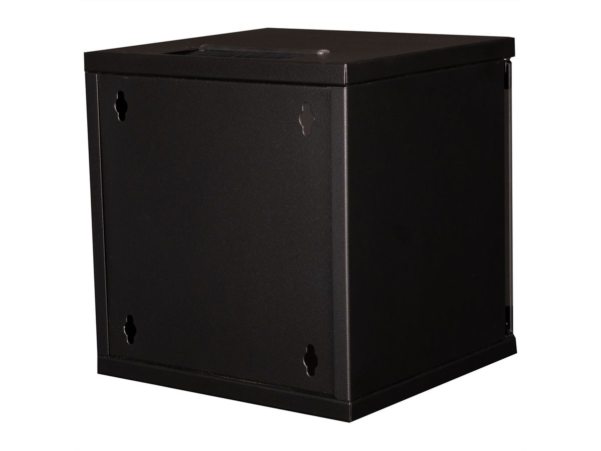 ROLINE 10-inch wall-mounted housing 6 U, 312x300 WxD black