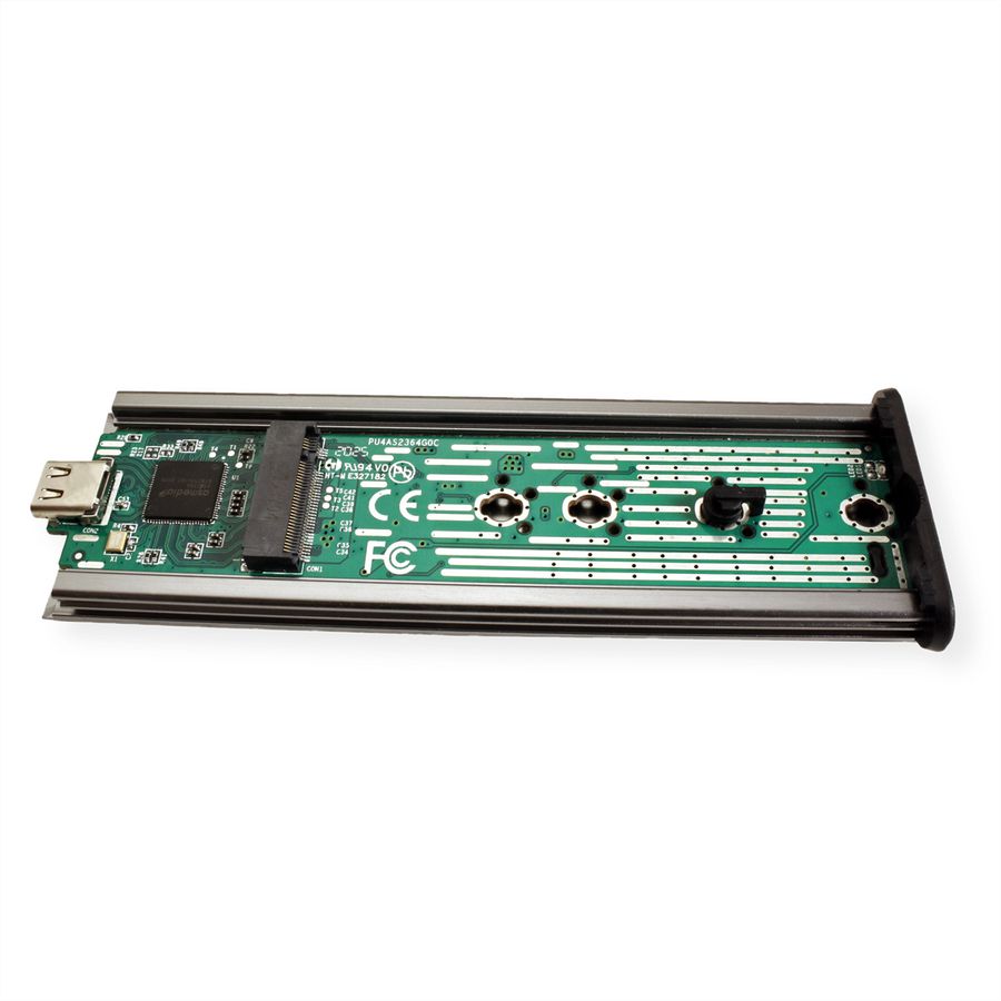 ROLINE External Type M.2 NVMe SSD Enclosure, USB 3.2 Gen 2x2 Type C