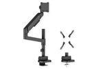 ROLINE Monitor Arm, Pole-Mounted, Gas Spring, < 144.78 cm (57"), Heavy Duty < 27 kg, black