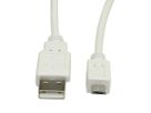 USB 2.0 Cable, USB Type A M - Micro USB B M, 1.8 m