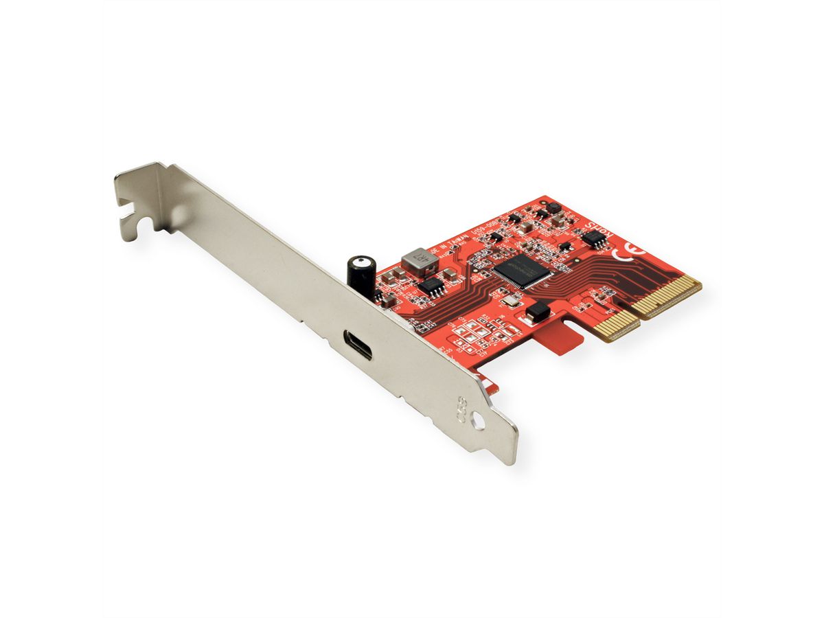 ROLINE PCI-Express Adapter, 1x Port Type C USB 3.2 Gen 2x2