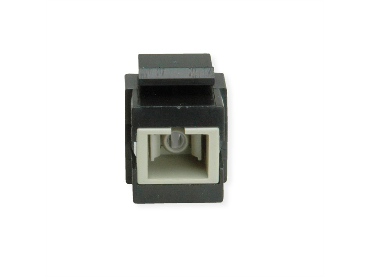 ROLINE Fiber Optic Keystone Jack, SC Simplex, Multimode, OM2