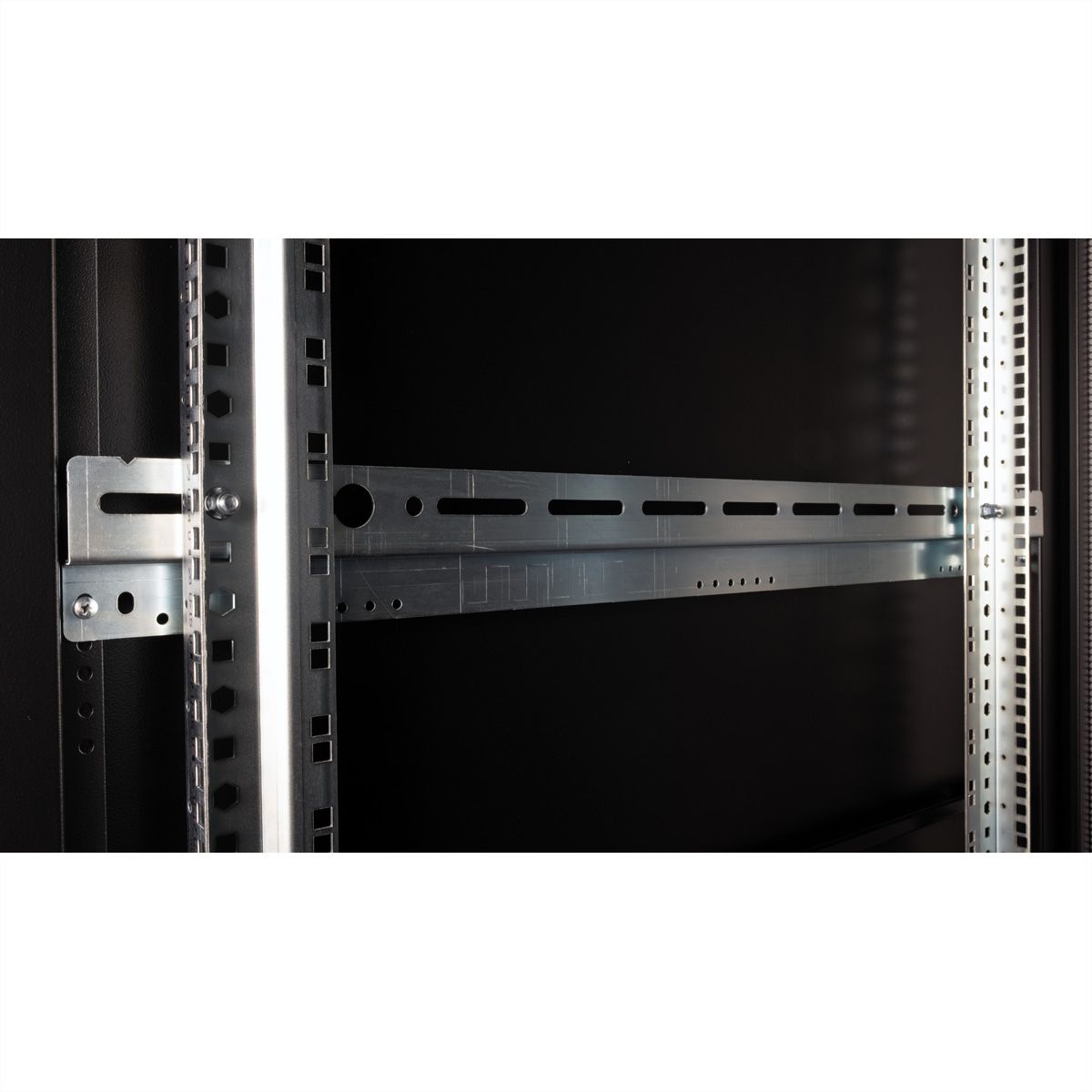 ROLINE 19-inch server rack Pro 42 U, 600x1000 WxD black Perspex ...