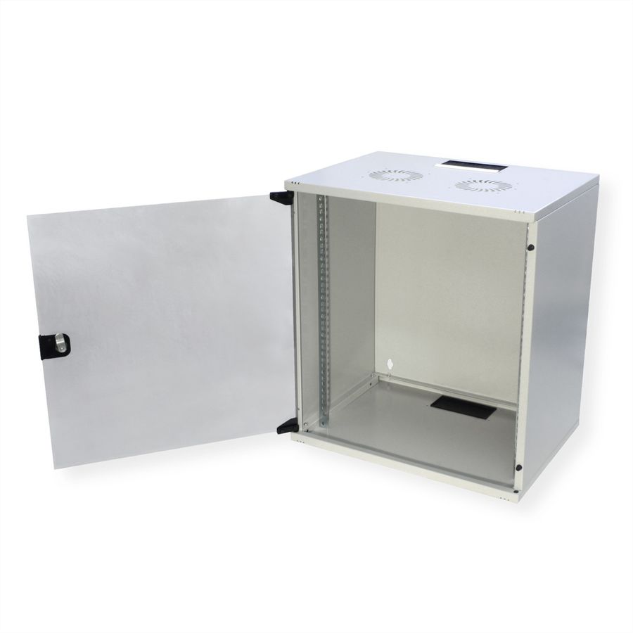 ROLINE 19-inch wall-mounted housing Basic 12 U, 540x400 WxD kit grey