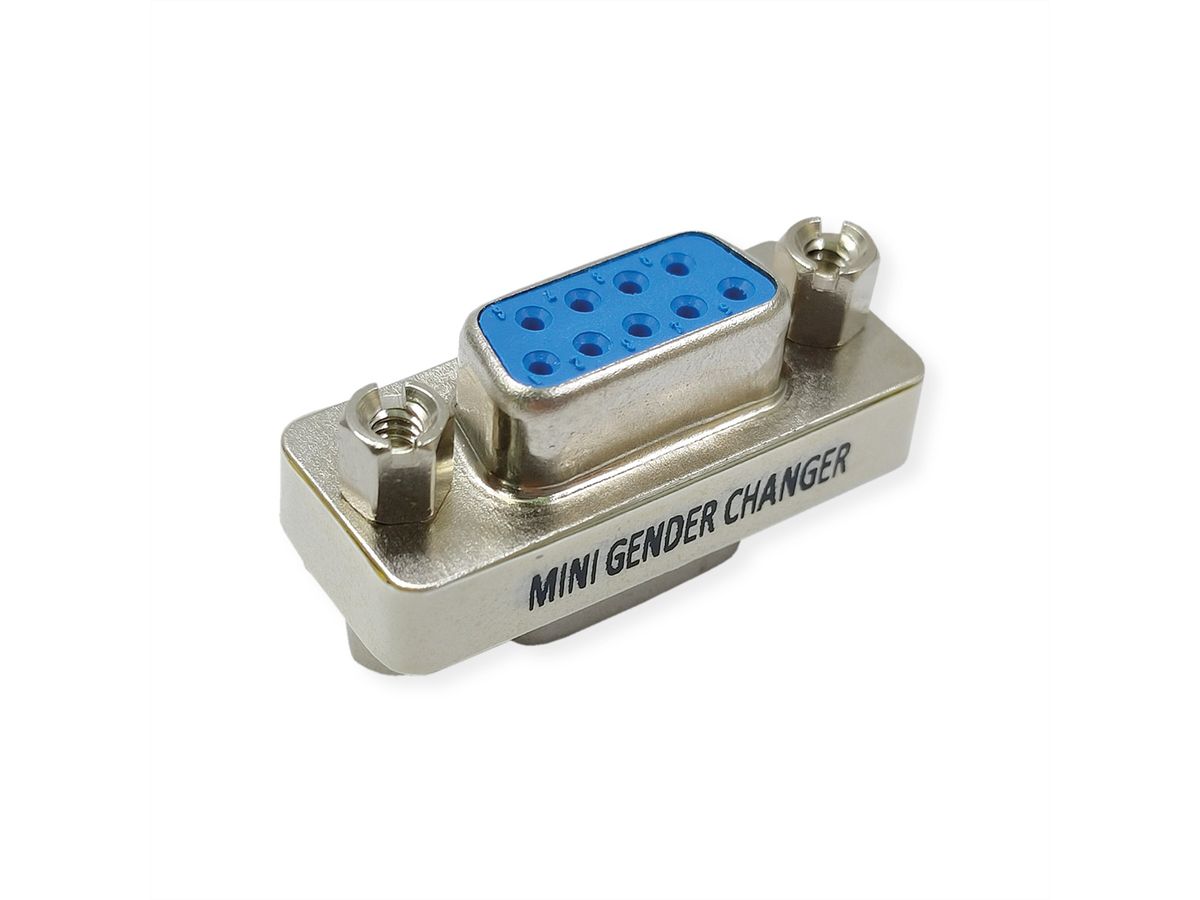 VALUE Mini Gender Changer, 9-pin F - F
