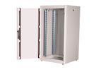ROLINE 19-inch network cabinet Basic 22 U, 600x600 WxD glass door grey