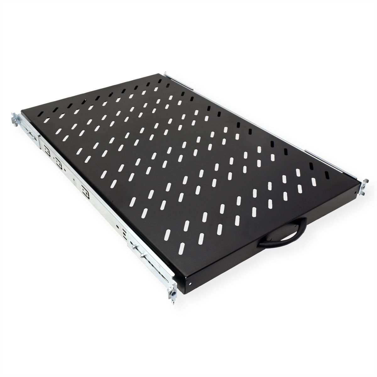 VALUE 19" 1U Extendable Sliding Shelf for Cabinets, 420 x 700 mm, max. load 25 kg