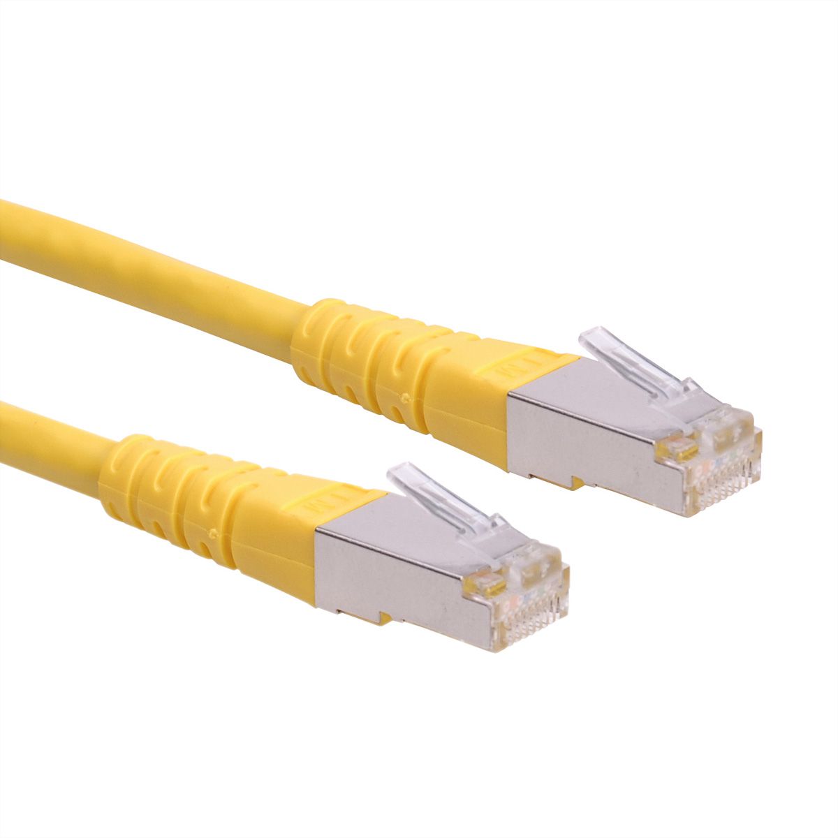 ROLINE S/FTP (PiMF) Patch Cord, Cat.6 (Class E), yellow, 10 m
