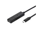 VALUE USB 2.0 Extension Cable, Active with Repeater, A - C, black, 20 m
